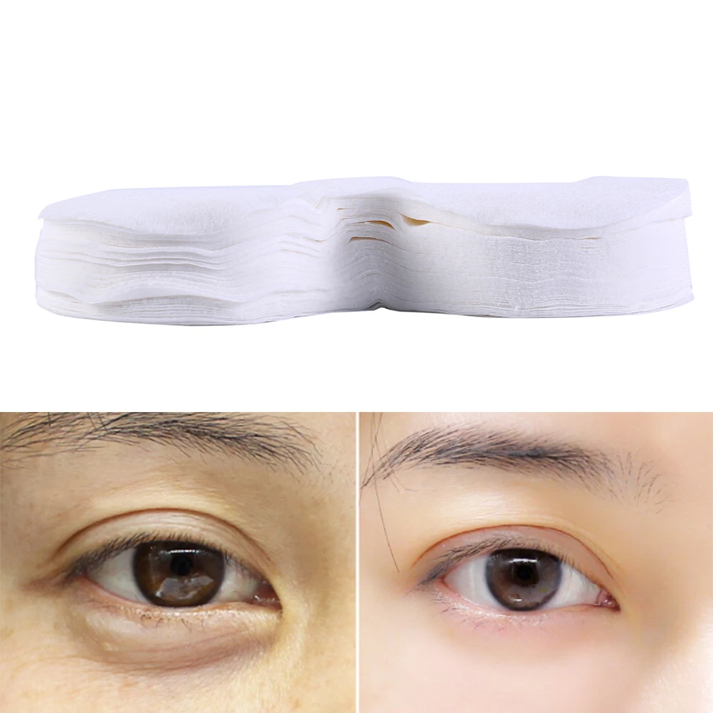 100Pcs Ultrathin Cotton Disposable Eye Mask DIY Natural Cotton Eye Paper Mask For Women Essential Product