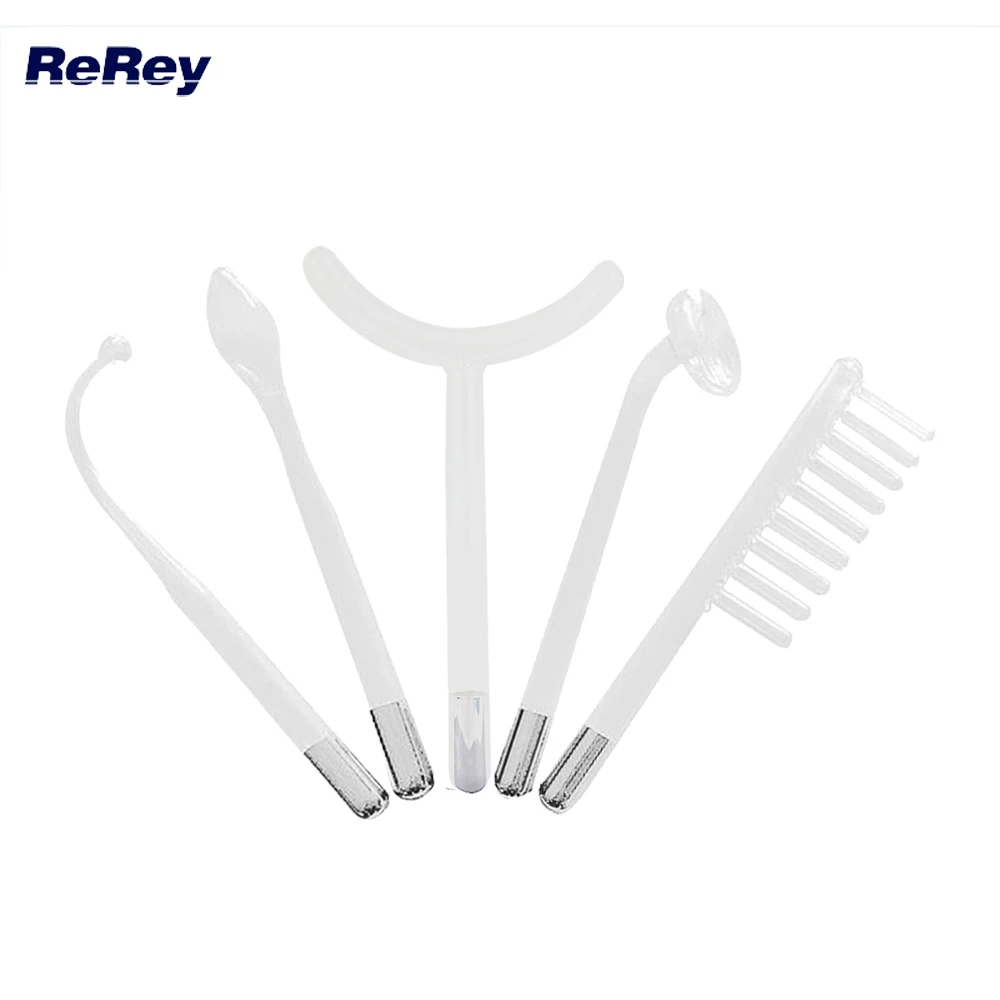 High Frequency Replacement Electrodes Neon Argon Gas Violet Ray Wand Electrotherapy Acne Treatment Pore Wrinkle Facial Machine