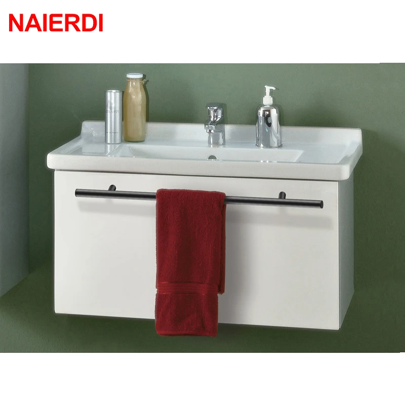 NAIERDI Cabinet Pull Diameter 10mm Stainless Steel Handles 2\