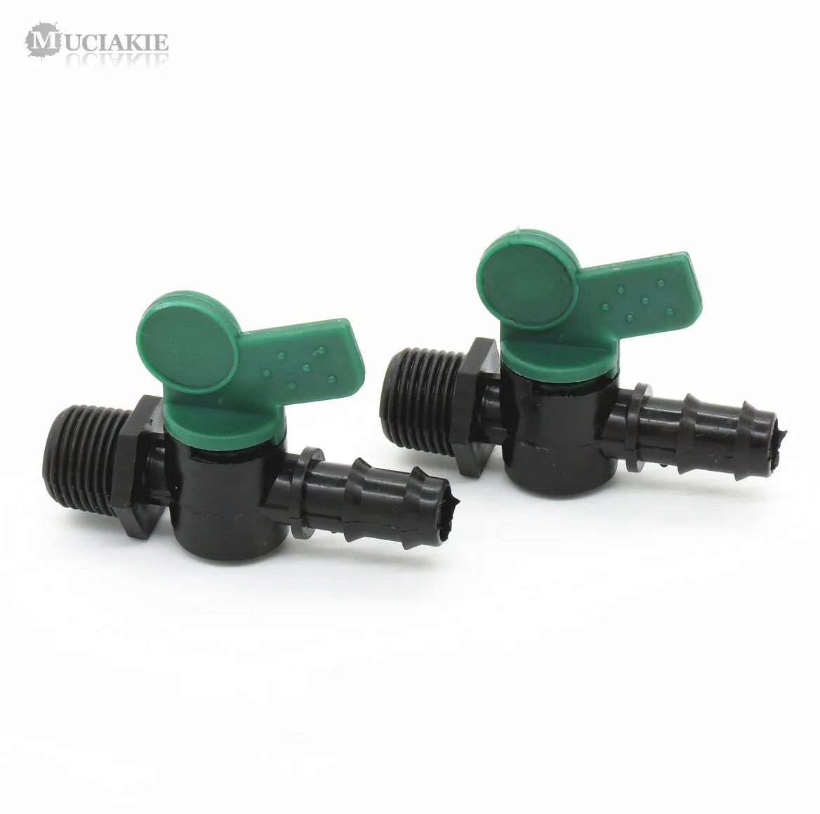 MUCIAKIE 1PC 1/2'' (20MM) Male Threaded to DN16 Shut Off Valve Connecter Garden Irrigation Adaptor Drip Watering Reducing Joint