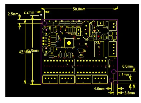 Mini extra small 3/4/5 port 10/100Mbps engineering switch module network access control camera exquisite compact PCBA board OEM