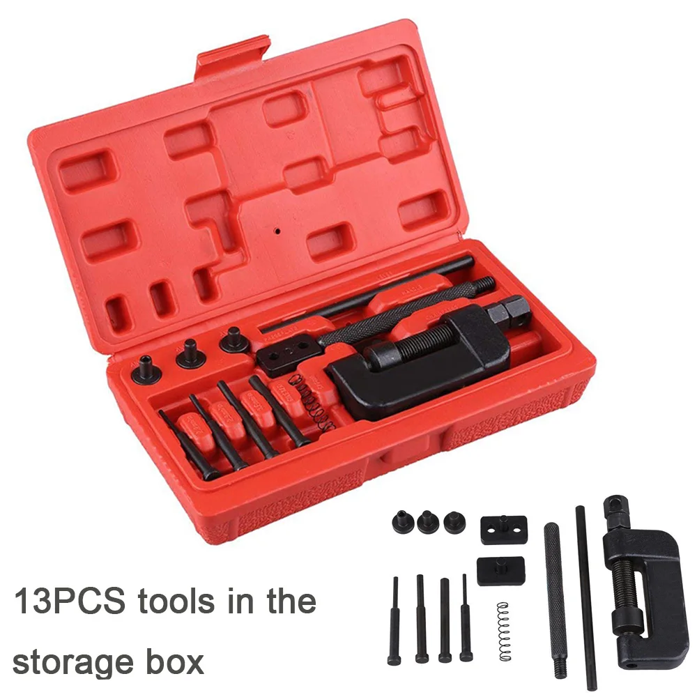 

Latest Chain Breaker Rivet Cutter Repair Tool Kit Bike Motorcycle Cam Drive