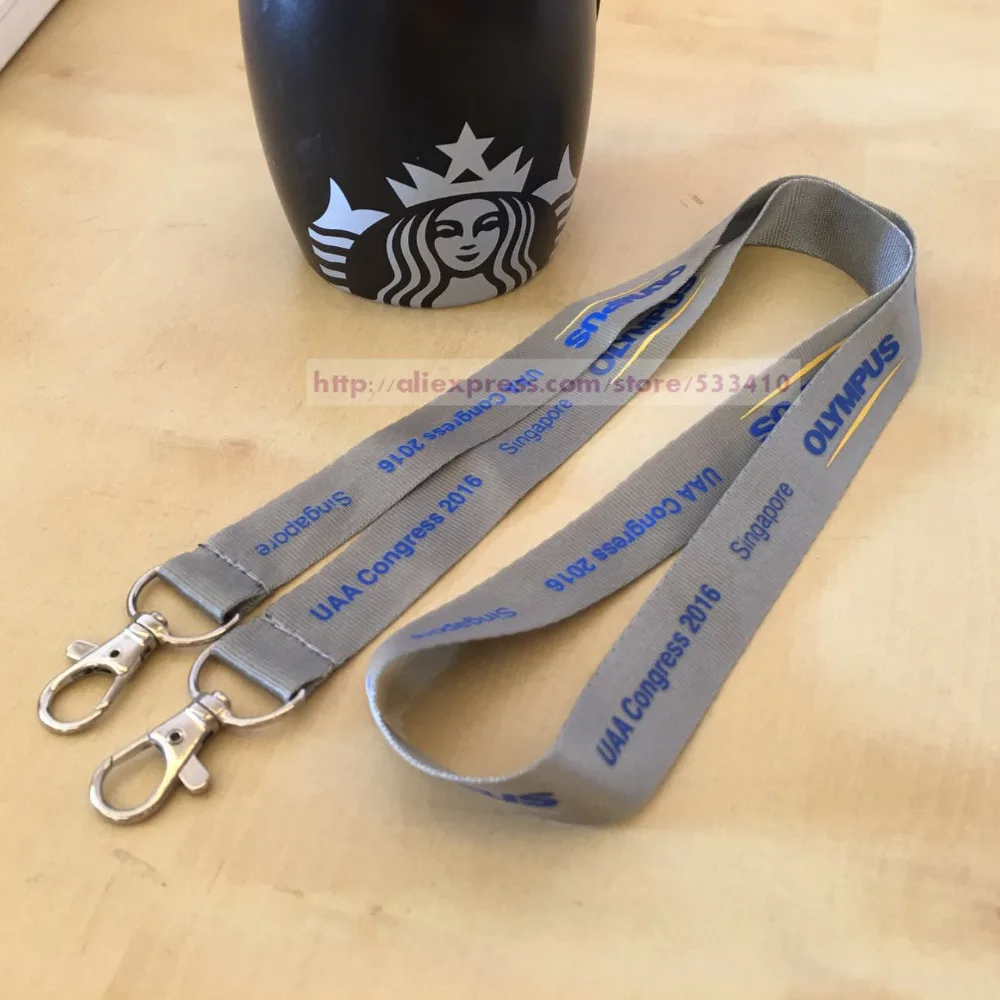 Colorful Silk Screen Printed Lanyards With Metal Hook with free shipping by FeDex express