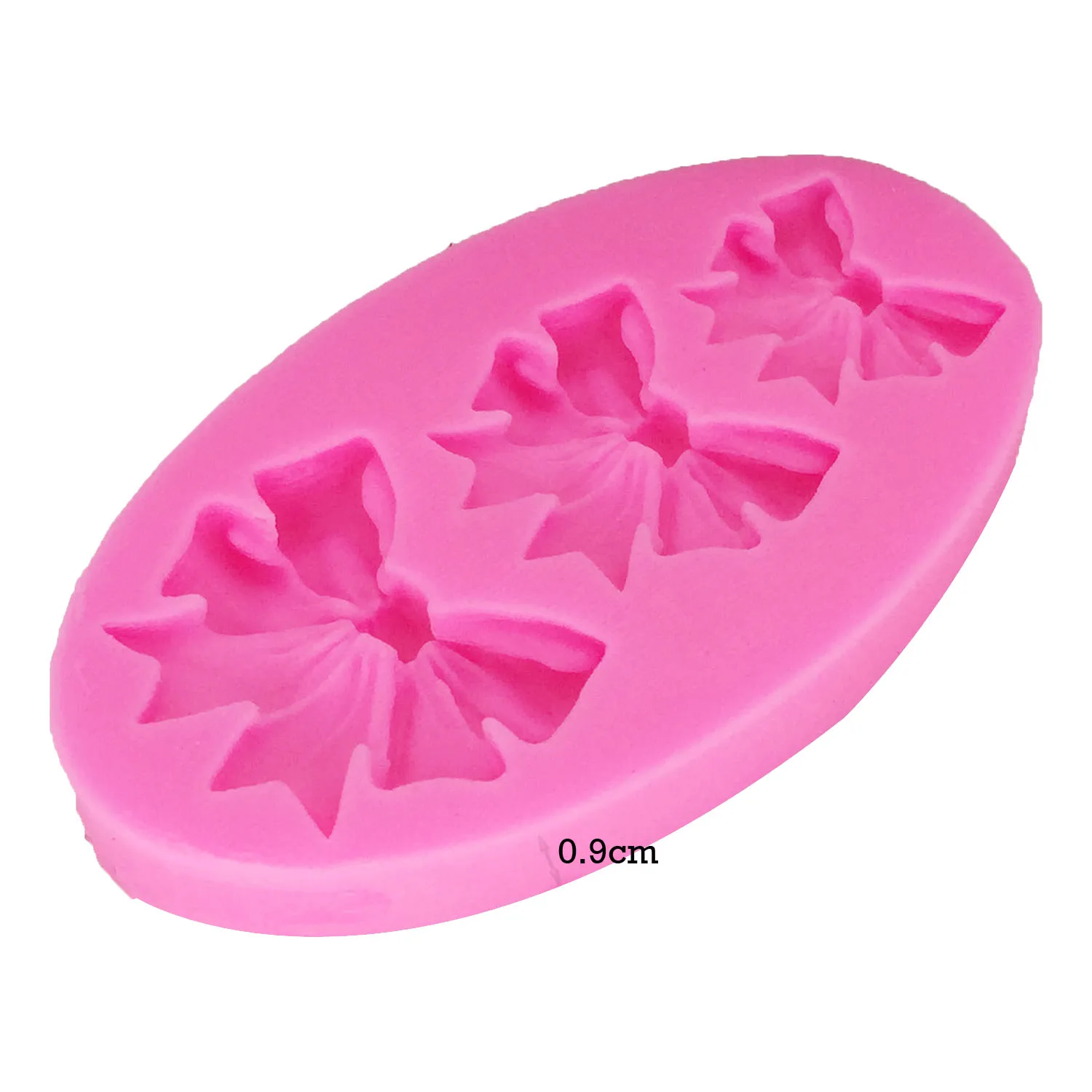 Bows Butterfly Silicone Mould fondant wedding cake decoration tools Sugar craft Silicone Cake Mold Bow Tie Shape T1208