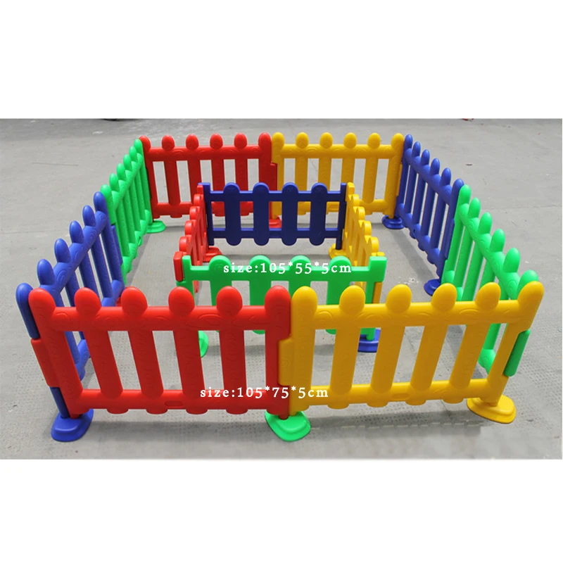 DIY Soft Playground Playpens Outdoor Park Game Fence Kids Ball Pool Playground Plastic Fence Maze