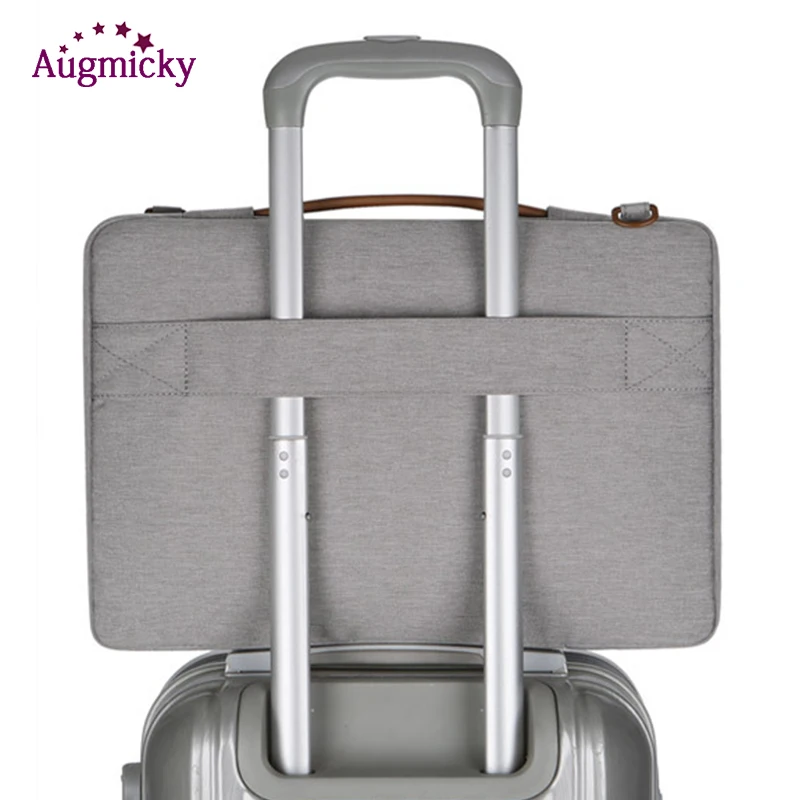 Imagem -03 - Bolsa Impermeável do Portátil Bolsa do Caderno do Negócio Bolsa de Ombro Simples Pasta para Homens Macbook Air Pro 13.3 15.6