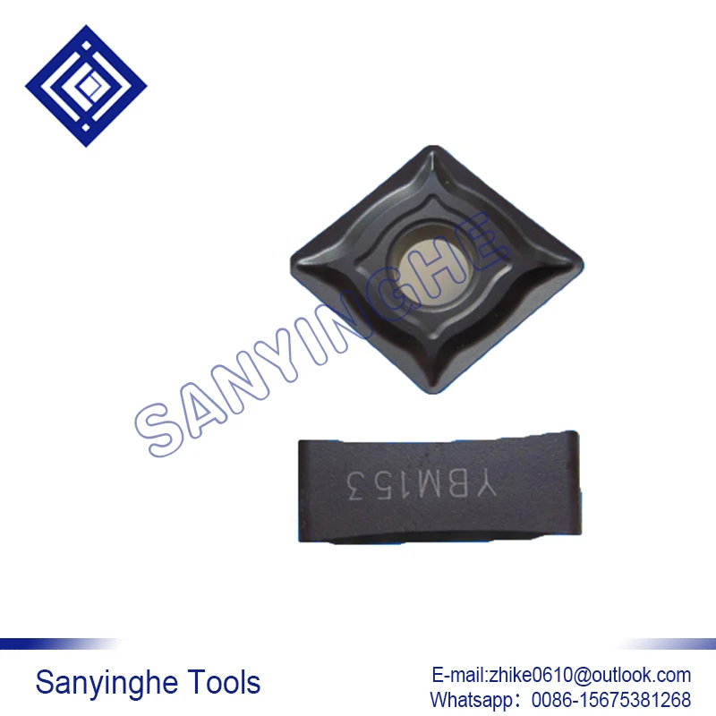10 قطعة/السلع YBM153 CNMG120408-EF cnc كربيد تحول إدراج