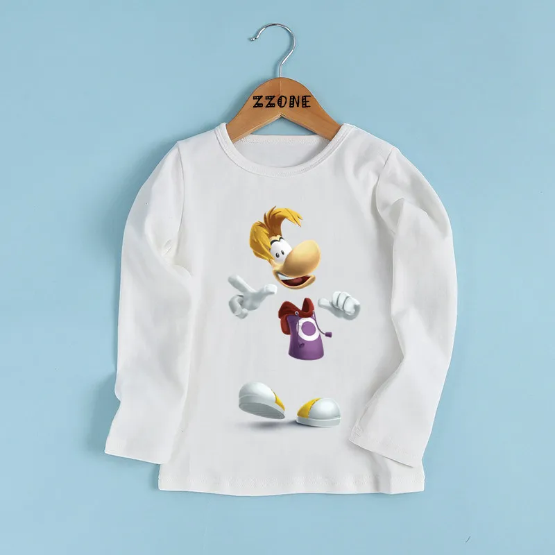 

Boys and Girls Cartoon Rayman Legends Adventures Game Print T shirt Kids Funny Clothes Baby Long Sleeve T-shirt,LKP5204