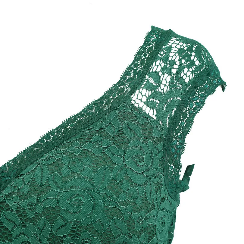 TiaoBug-Vestidos de dama de honor para mujer, Vestidos largos de tul con encaje, color verde y negro, para fiesta Formal, desfile y graduación, 2021