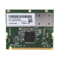 Tarjeta de red inalámbrica interna Atheros AR9223 Mini PCI Notebook, WIFI, WLAN, para Acer, Toshiba, Dell, 300M, 802,11 a/b/g/n