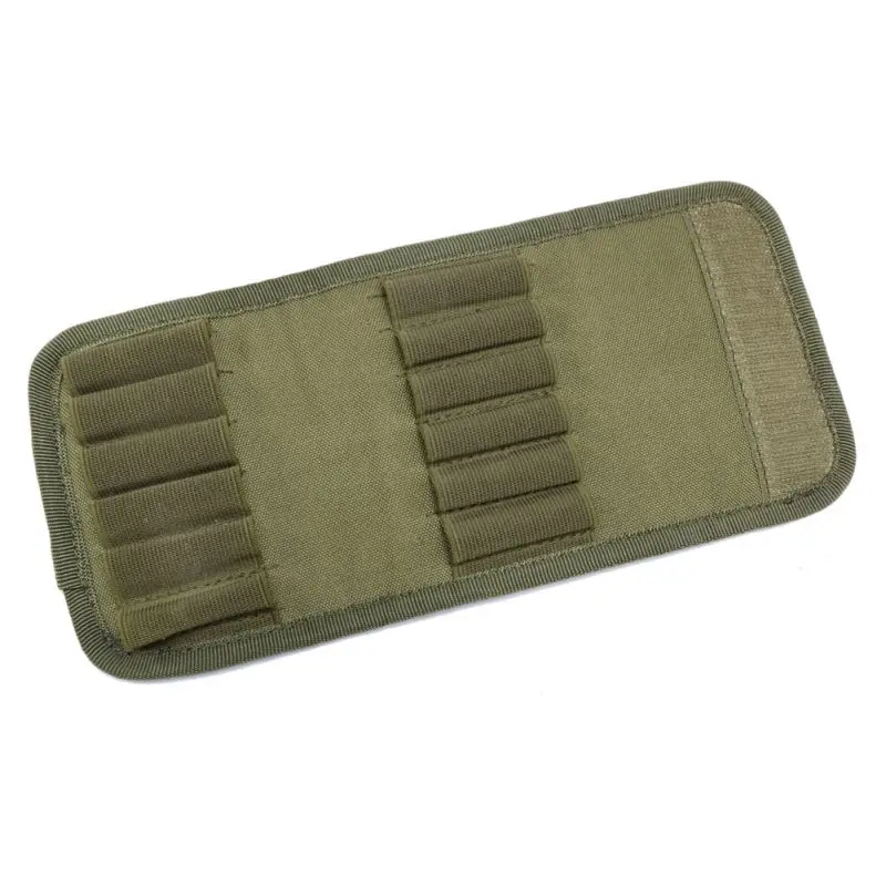 Tactical Foldable Ammo Pouch Cartridge Carrier 12 Round Rifle Shells Cartridge Carrier Case Molle Ammo Bag