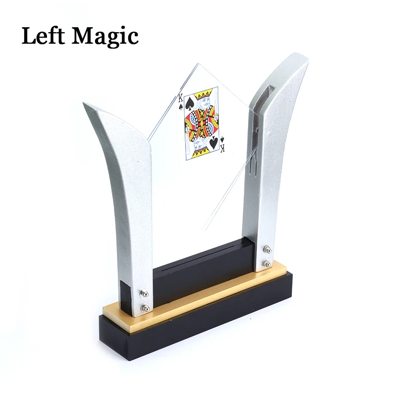 Deluxe TV Card Frame Magic Triks Card Insert Into Glass Magic Props  Card Appearing In Frame Magic Stage Illusion Gimmick