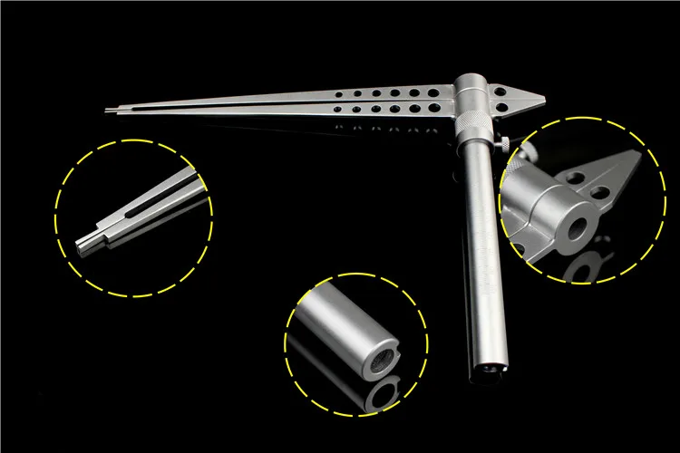 Orthopaedic Instruments Medical Caliper for Measuring Spinal and Lumbar Spine Fusion with Titanium cage and Titanium Mesh