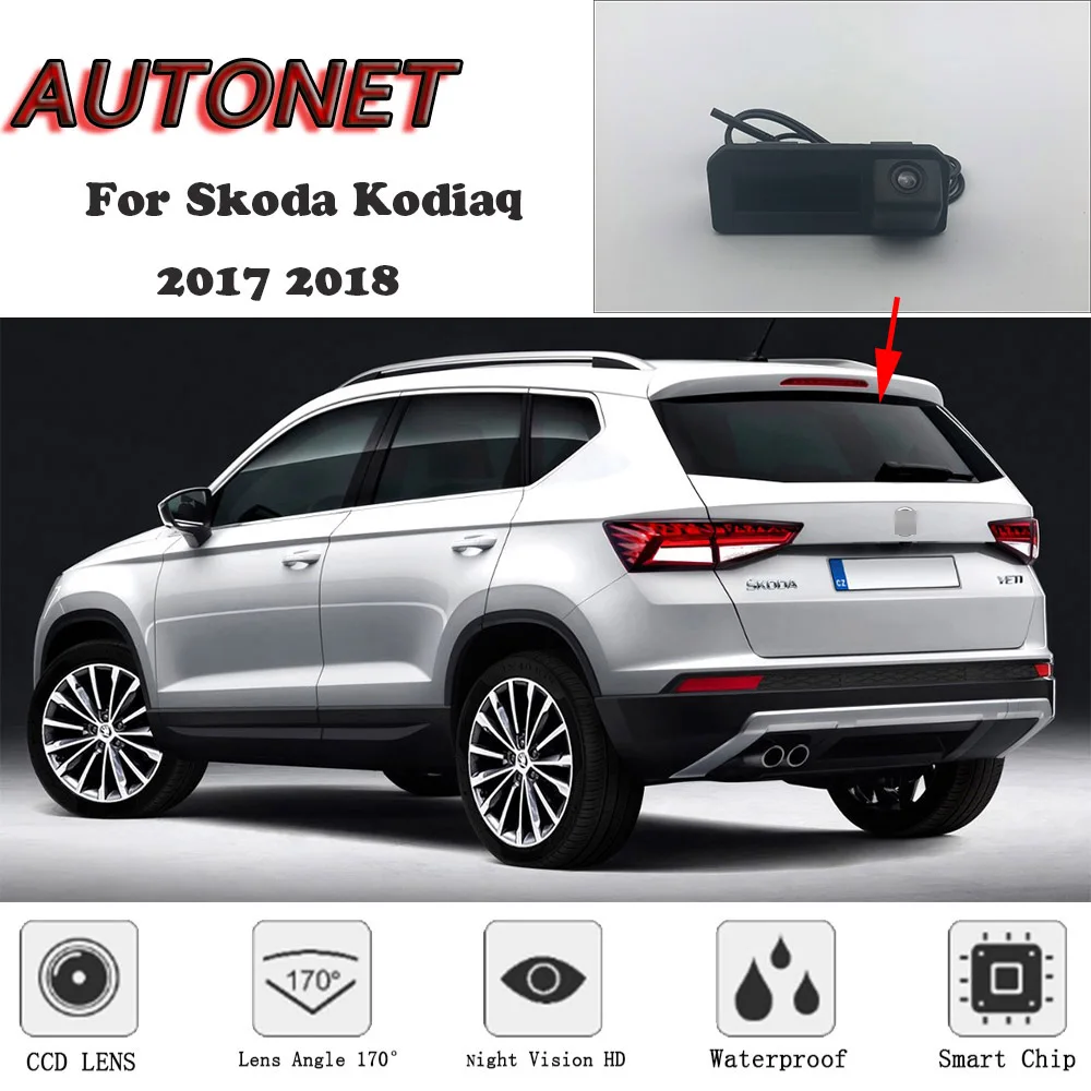 

AUTONET Rear View camera For Skoda Kodiaq 2016 2017 2018/Original Factory Style/Instead of Original Factory Trunk Handle Camera