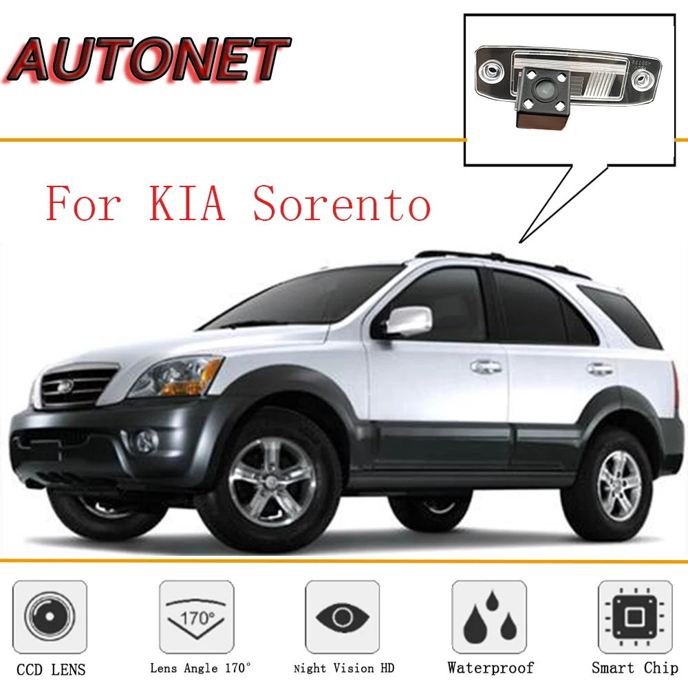 AUTONET Rear View camera For KIA Sorento R For NAZA Sorento XM MK2 2007~2015/CCD/Backup Camera/license plate camera