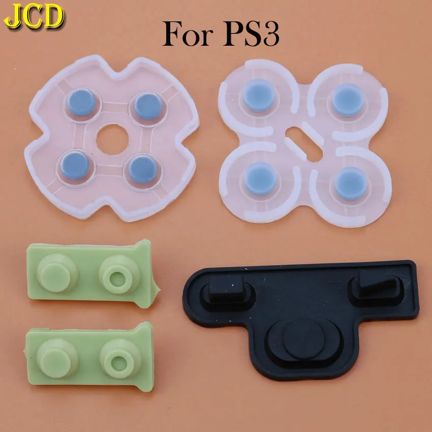 JCD-Juego de piezas de reparación para mando de PS4, JDM-001, 011, 30, goma de silicona conductora, d-pad para PS2, PS3, PS4, PSP1000