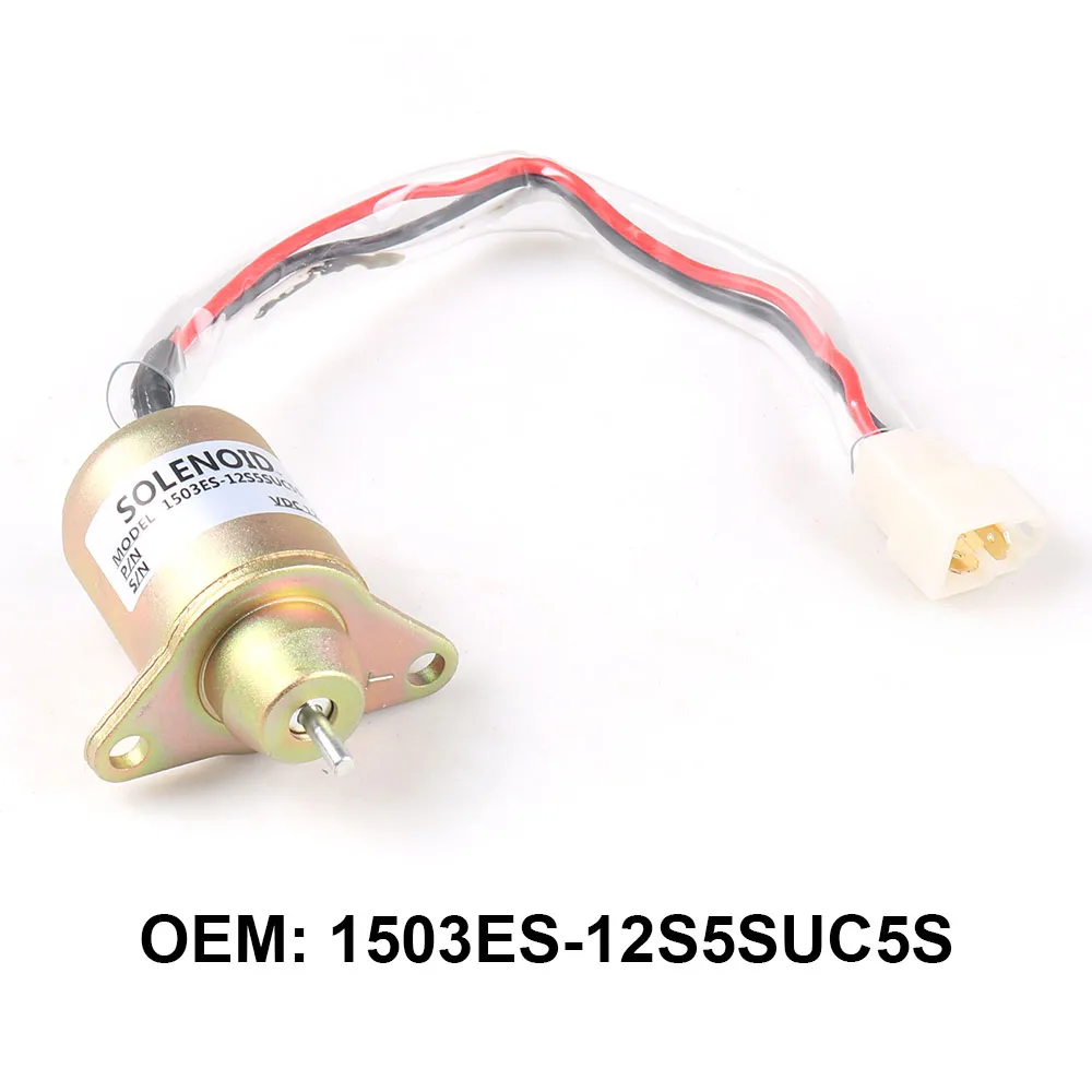 119653-77950 119285-77950 SA-4562T SA-5213 12V Fuel Shutoff Solenoid Valve For Yanmar 1503ES-12S5SUC5S