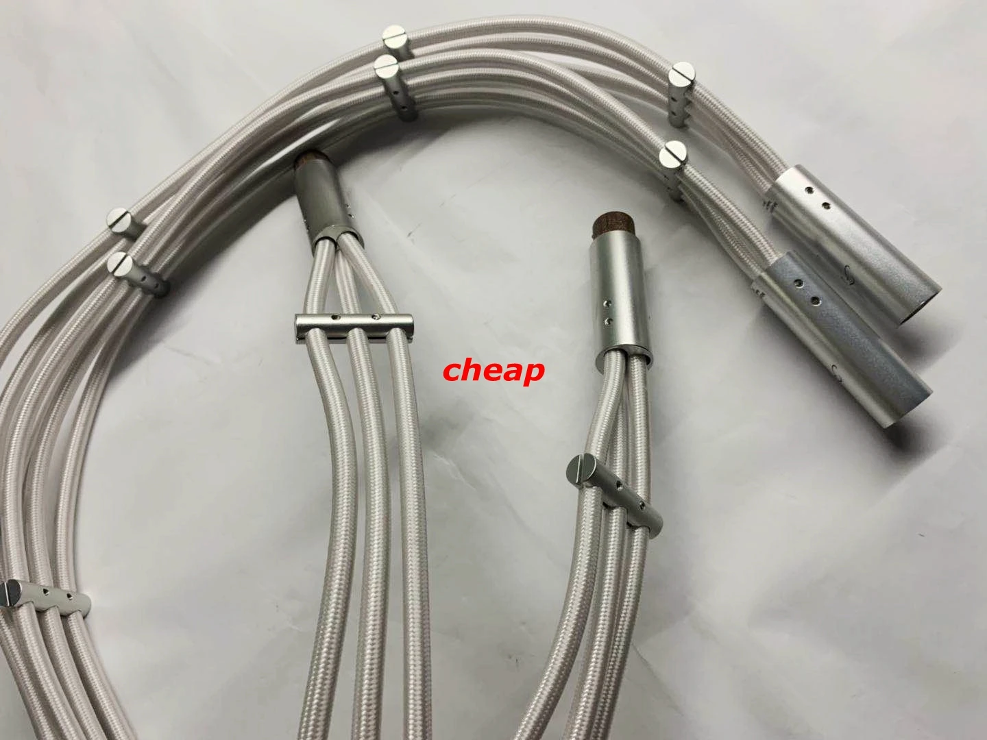 Cable Audio XLR Demark Argento Flow - close-up view