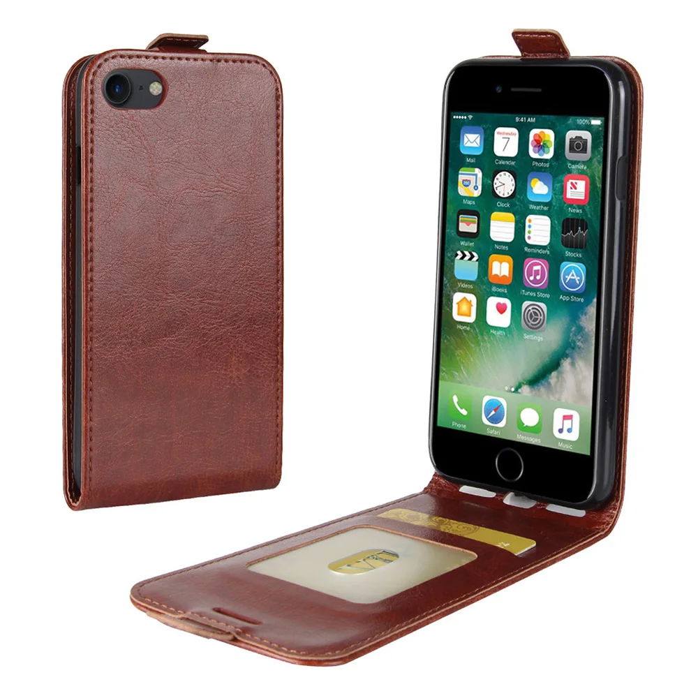 Flip Leather Case for iPhone 13 12 Mini 6S 7 8+ 6 Plus Luxury Phone Cover for iPhone 11 Pro XR XS Max SE Flip Holster Cases