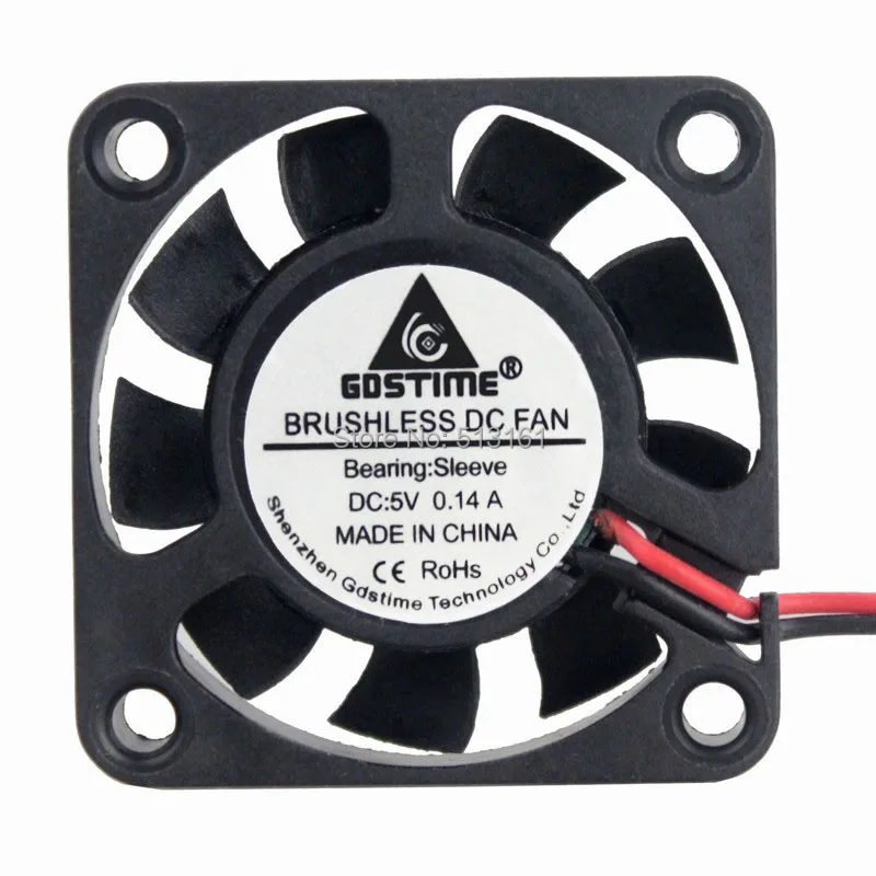 5 cái Gdstime 4010 s 40 mét * 40 mét x 10 mét PC Trường Hợp 5 v USB DC Làm Mát fan 40 mét