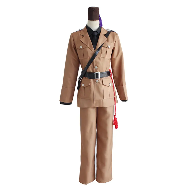 AXIS Power HETALIA APH Italy Feliciano VargasAnime Custom Made Army Uniform Cosplay Costume 11