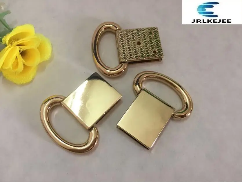 

Free shipping (10 PCS/lot) diy bag metal fittings fixed link to the wrist strap on both sides in the package