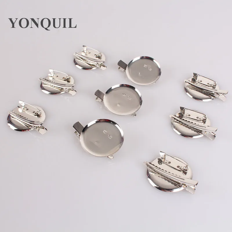 

DIY Brooch Base 35mm 200pcs/Lot Dual Brooch Back Base With Clip And Safety Pin Use For Brooch And Hair Jewelry DIY HAT CPAM Free