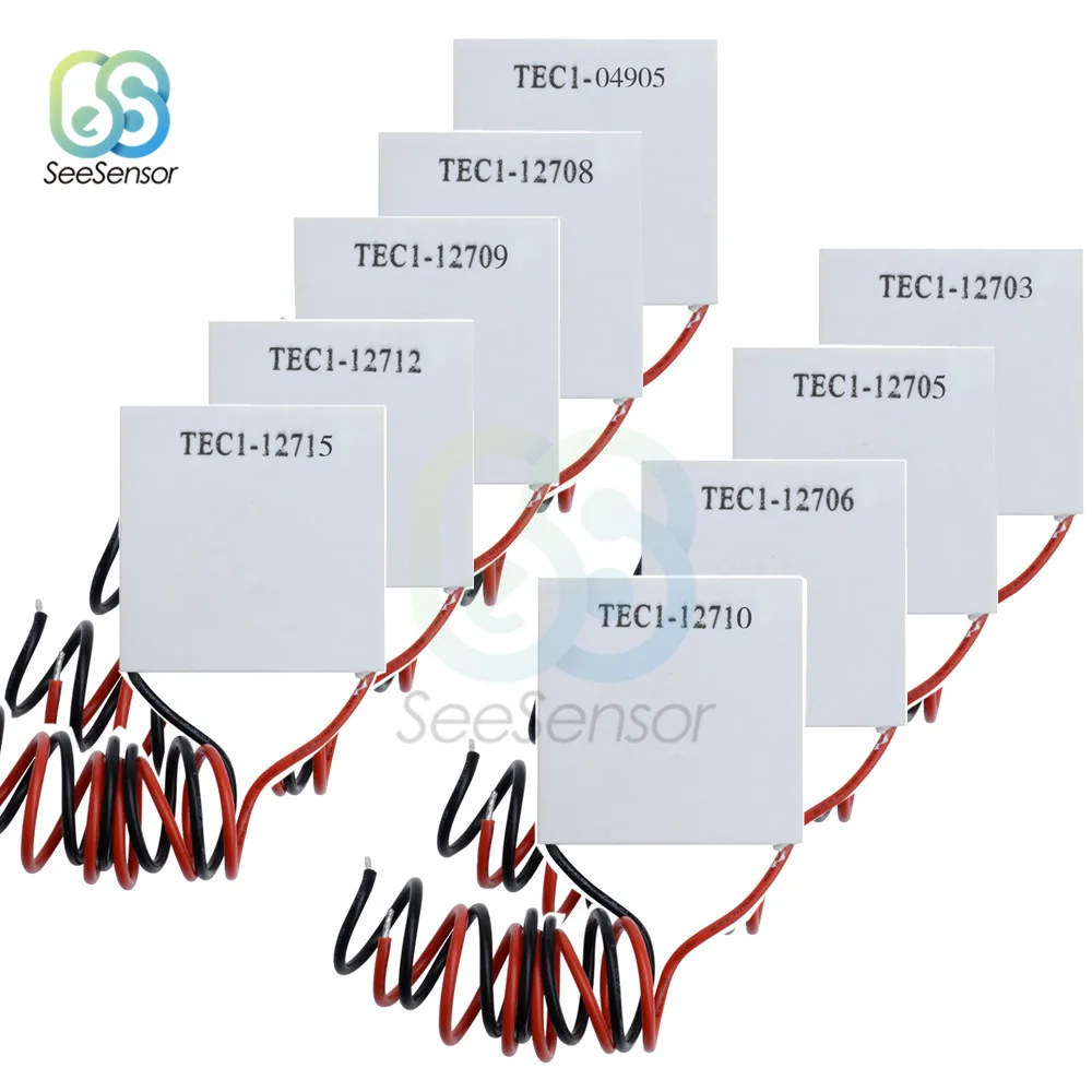 

Thermoelectric Cooler Peltier TEC1-12703 12704 12705 12706 12709 12710 12712 12715 SP1848-27145 12V Peltier Elemente Module