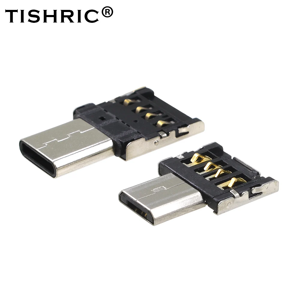 TISHRIC OTG 마이크로 USB OTG 타입-C 어댑터 USB 타입 C USB 3.0 충전 데이터 컨버터 OTG 케이블 키보드 마우스, USB 디스크 플래시