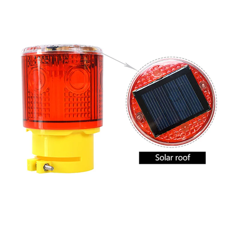 Safety sign flashing solar power LED road construction solar traffic warning light