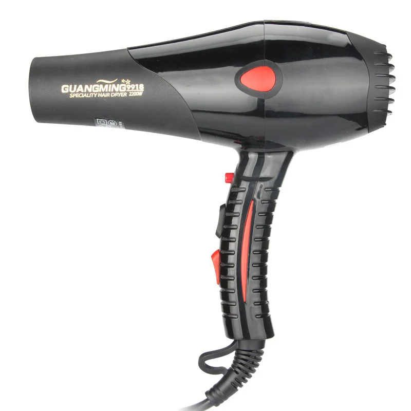 

Powerful Professional Salon Hair Dryer real 2200w Blow Dryer Electric Hairdryer Hot/Cold Wind With Air Collecting Nozzle