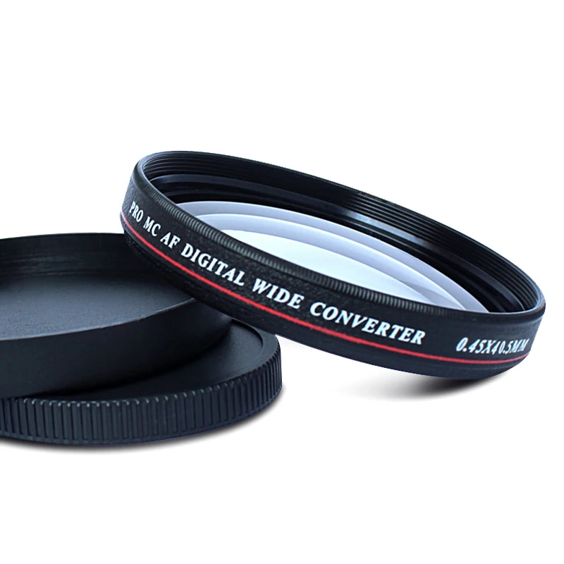 ZOMEI Ultra Slim UV72 40.5mm 49mm 52mm 55mm 58mm 62mm 67mm 72mm 77mm 0.45x Wide Angle Filter Lens for Nikon Canon SLR Camera