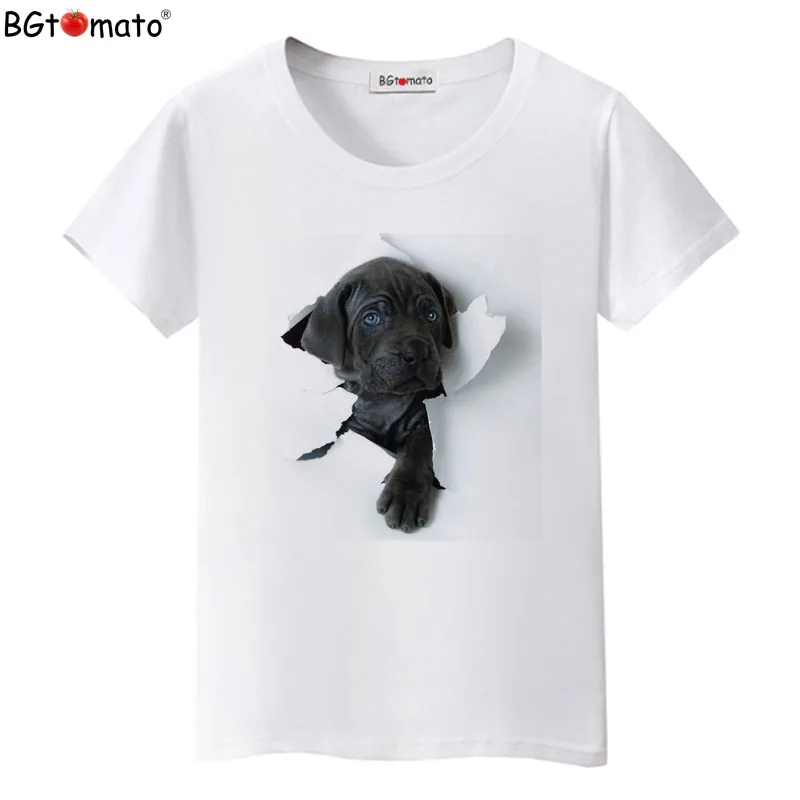 New style 3D DOG printed T-shirt short sleeve summer shirts hot sale tees brand new women cool tops