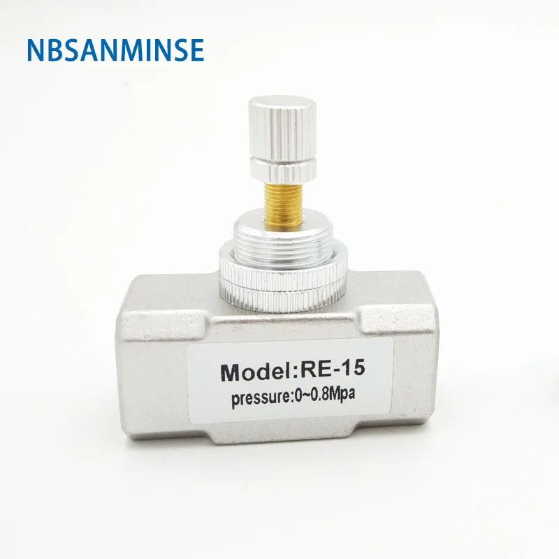 

RE Air Flow Valve G Thread 1/8 1/4 3/8 1/2 304 Stainless Steel Pneumatic Air Control Valve Pipe Line Valve Adjustable NBSANMINSE