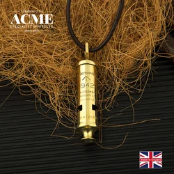 British Police Whistle, Edição Limitada, Metal, Acessórios de Moda, Pingente de Lembrança, Som Claro, Alto, Britânico ACME, 1943