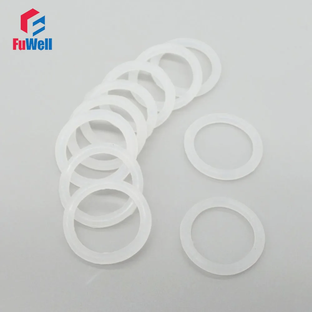 

White Silicon Food Grade O-ring Seals Gasket 4mm Thickness 185/190/195/200/205/210/215/220mm OD Rubber O Ring Sealing Washer