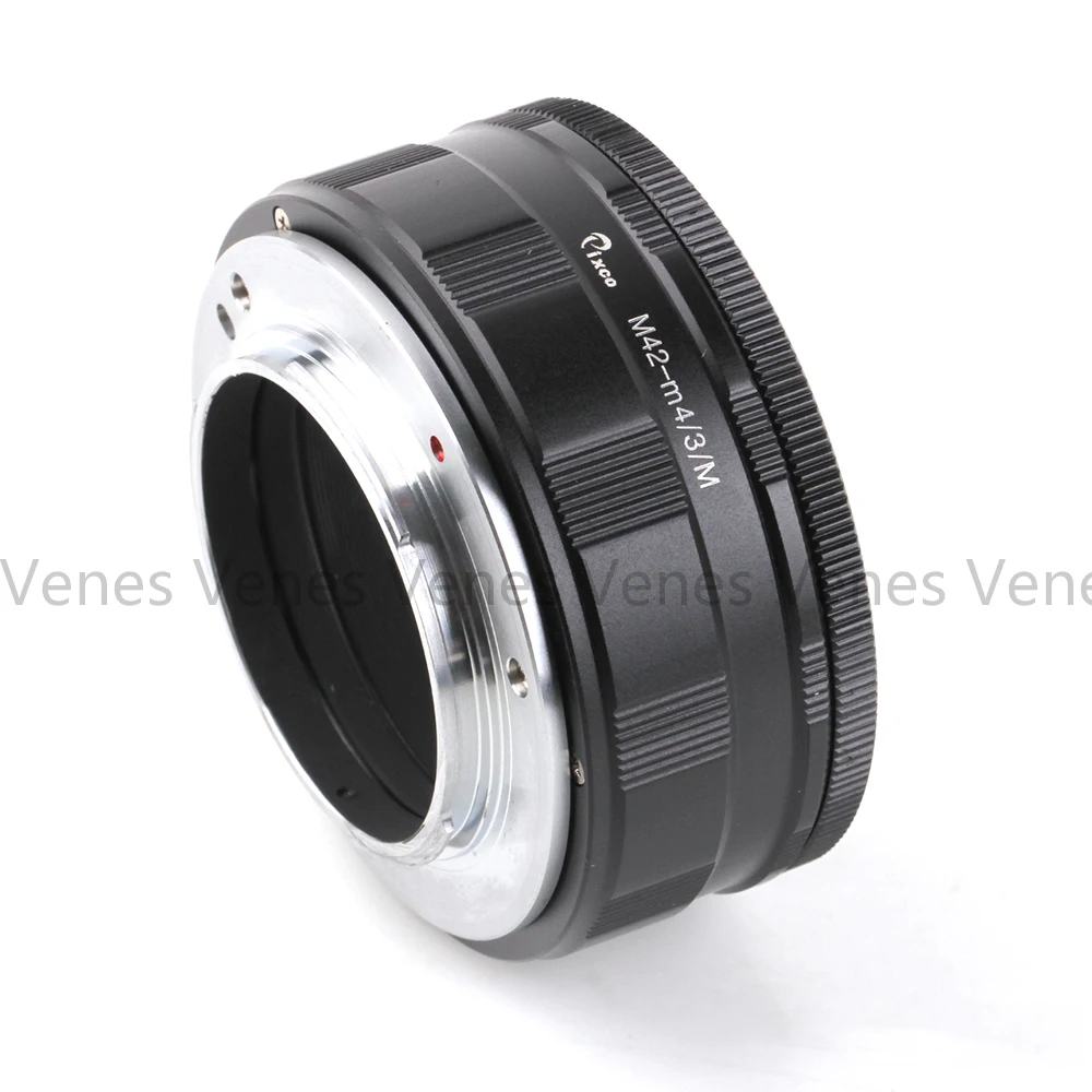 VENES M42-M4/3/M/, Adjustable Macro to Infinity Lens Adapter For M42 Mount Lens to Suit for Micro Four Thirds 4/3 Camera