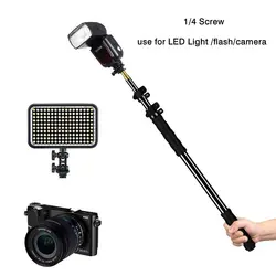 Aluminum Alloy Handheld Grip Rig Support Rod Photo Studio Accessories Holder for Speedlite/LED Flash  Light Microphone Holder