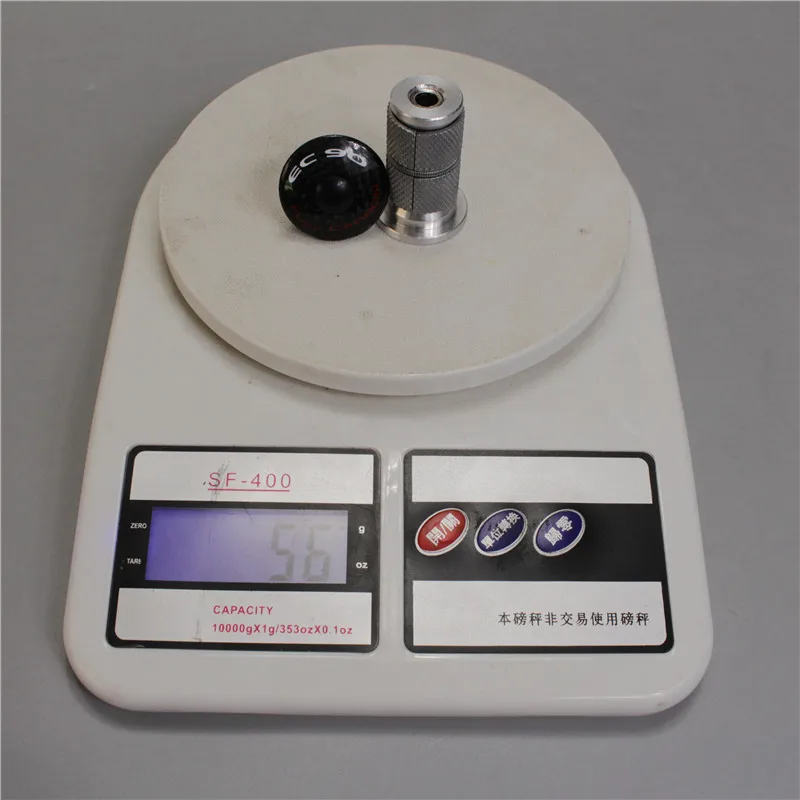 Bicycle Headphone Locking Device, Size Adjustment, Top Carbon Cover, Surfing Bike Hanging Nut with Cover, 57g, New