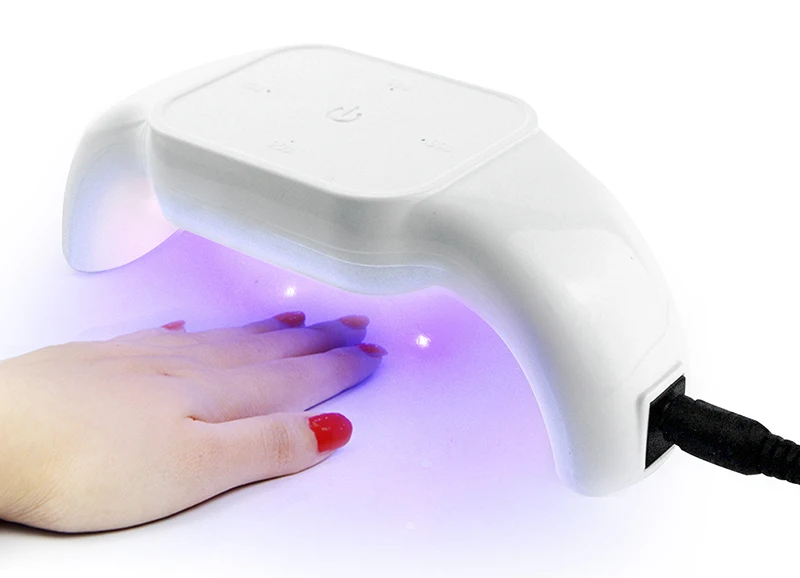 OPHIR 12 Wát 110 V-240 V LED Light Lamp Gel Nail Nail Polish Máy Sấy Led UV Lamp 10 S 30 S 60 S 90 S Thời Gian Cho Nail Art Tools_KD004W