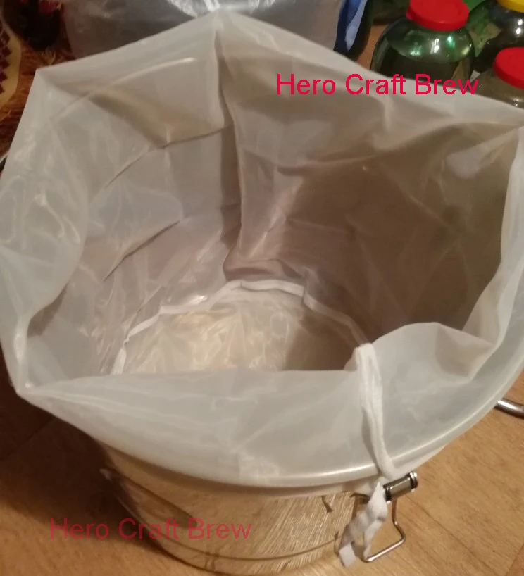 Home Brewing Mash Tun Filter Bag For Brew Kettle Home Beer Brewing Wine Making Brew In a Bag