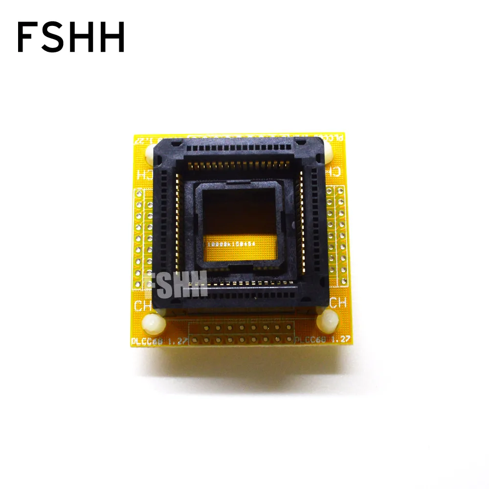 PLCC68 test socket PLCC68 With PCB board ic socket Pitch=1.27mm IC120-0684-304 ic socket