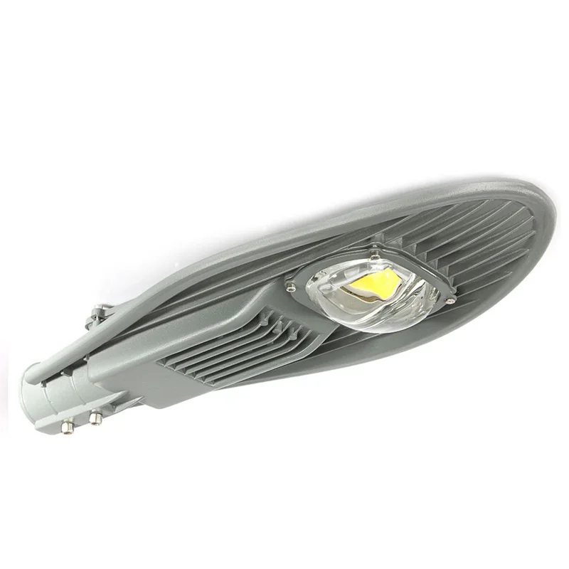 1 PCS Silver LED Street Lights 30W  Road Highway Garden COB Park Street Light AC165-265V IP65 Lamp Outdoor Lighting