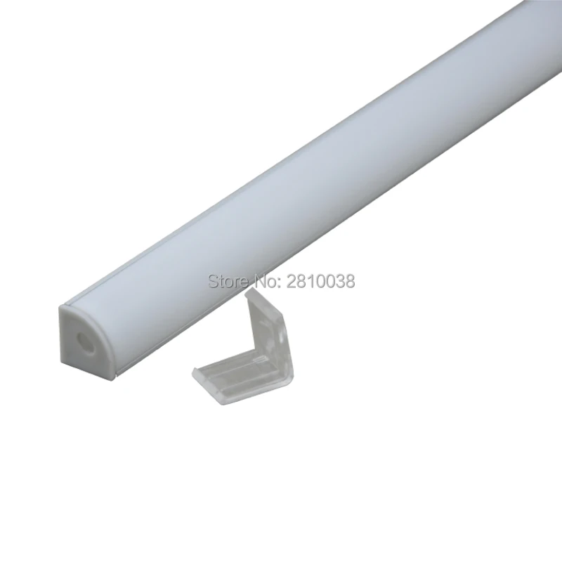 10 X 0.5M Sets/Lot 60 cornered Led band profil for led strip light and anodized led channel mount profile for wardrobe lights