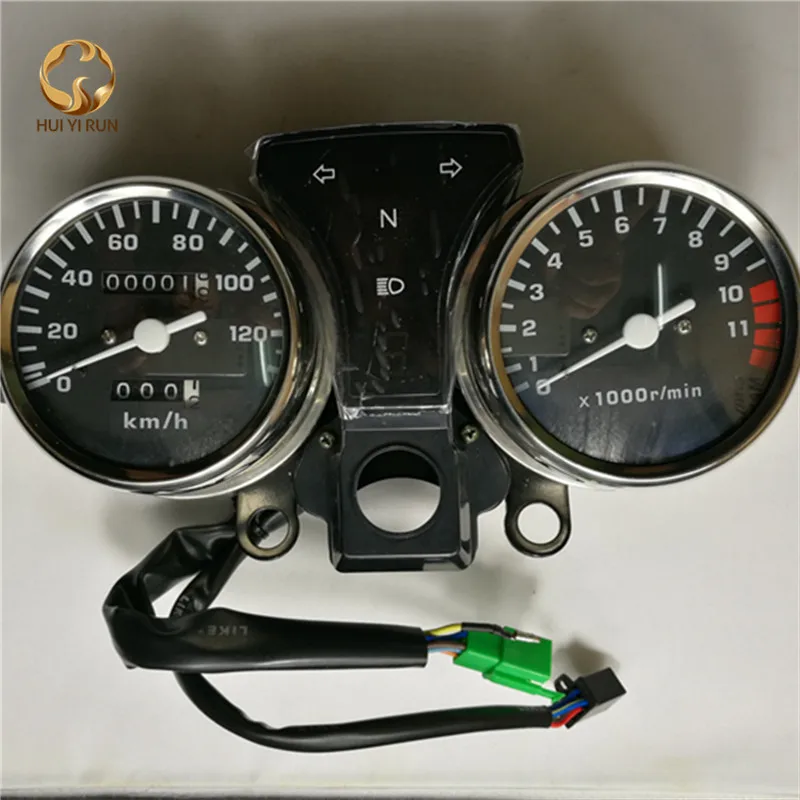 Readable Speedometer Gauge Panel Motorcycle Odometer Instrument LED KM/H Racer ATV for GS