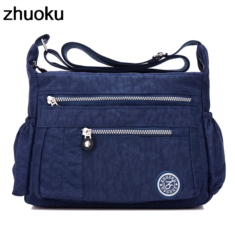 Luksusowe torebki damskie wodoodporne nylonowe torby na ramię Top na co dzień torebka damska torba podróżna damska torba Crossbody