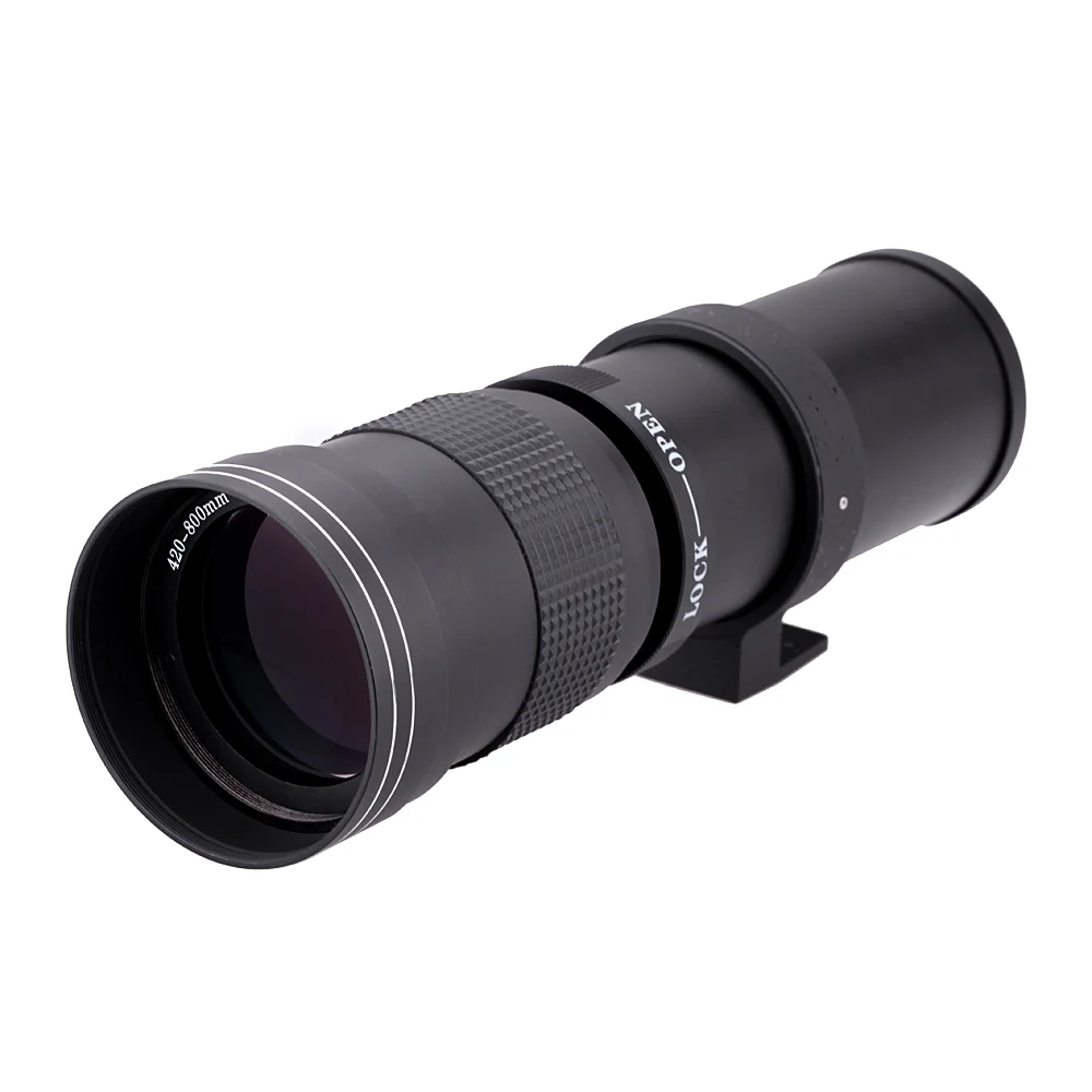 420-800mm F/8.3-16 Super teleobiektyw zmiennoogniskowy + T2 Adapter do Nikon D3200 D3300 D5200 D5500 D7000 D7200 D800 D90 DSLR