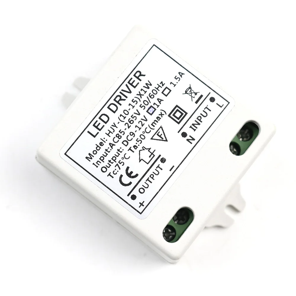 DC9-12V led driver transformer 15w 14w 13w 12w 10w  output 1A Power Adapter Power supply for led lamp led strip downlight Light