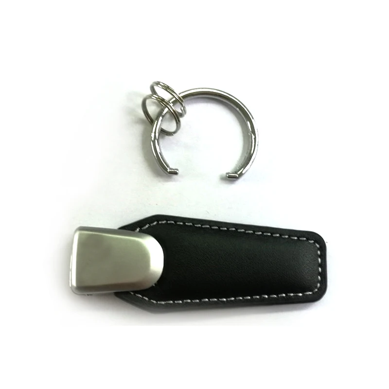 1pcs newset Leather Car Logo Keychain Key Rings Keyring for Audi Emblem Key Chain Ring hot sale