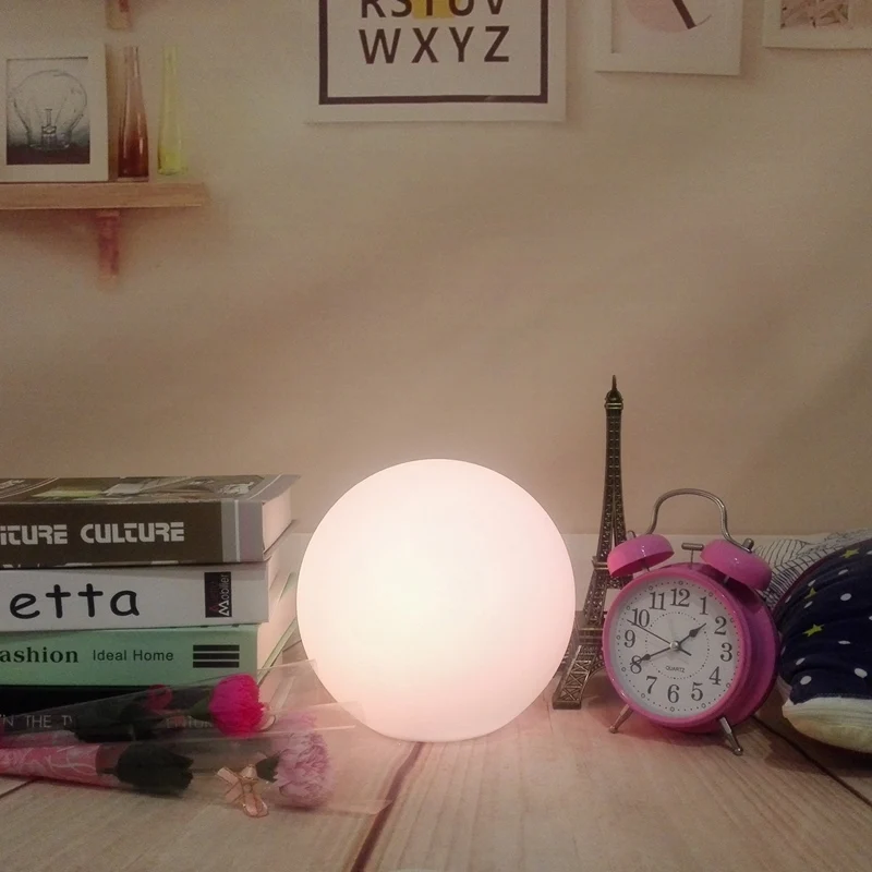 Rechargeable LED Night Light Moon Lamp Bedroom Home Decor 16 Colors Remote Control Creative Gift Lunar Dimmable Baby Night Light